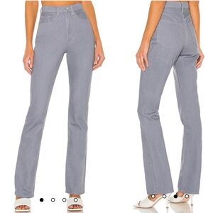 Weworewhat Baby Boot Jean Grey Blue High Rise 100% Cotton Straight Sz 29 or 8 US